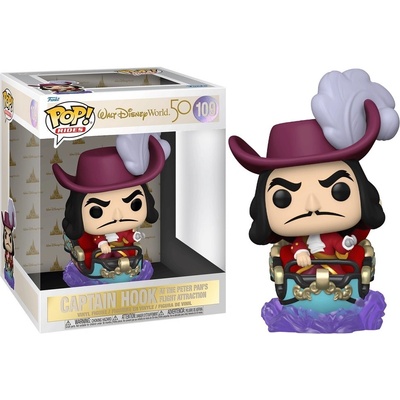 Funko Pop! 109 Rides Disney 50th Anniversary Captain Hook at the Peter Pan's Flight Attr