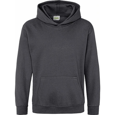 Just Hoods Kids Hoodie Color Storm Grey (Solid)