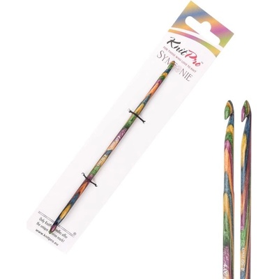 KnitPro Symfonie oboustranný dřevěný háček 4 a 4,5mm