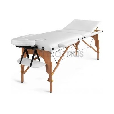 Medimas dřevěné masážní lehátko Prosport 3 bílá