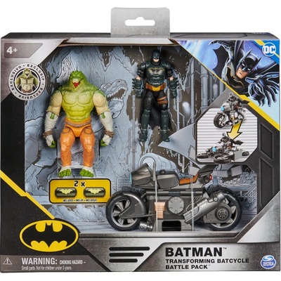 Dc Comics Batman Batcycle & Killer Croc 10cm