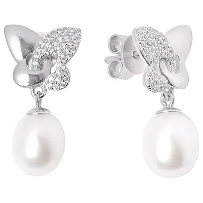 Gaura Pearls Дамски сребърни обеци Gaura Pearls SK18453E (SK18453E_)