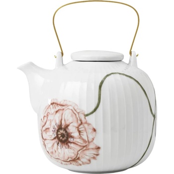 Kähler Чайник HAMMERSHOI POPPY 1, 2л, бял, Kähler (KHL692298)