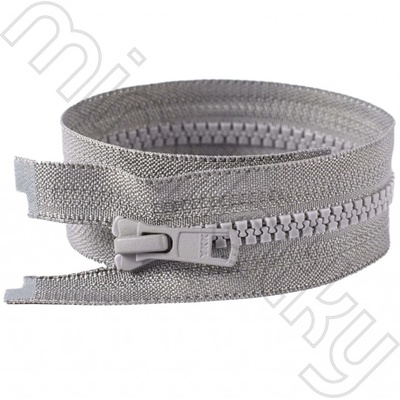 Zip kostěný dělitelný VISLON® šedá 30 cm YKK