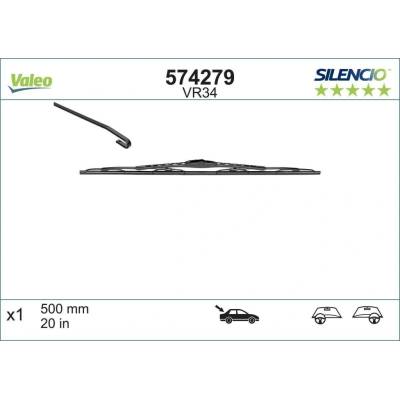 Valeo Silencio 500 mm VA 574279