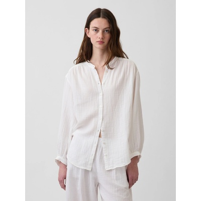 Gap mušelínová oversize košile bílá – Zboží Dáma