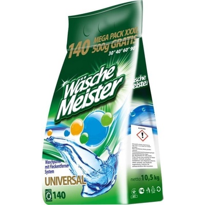 WascheMeister UNI Washing Powder 10,5 kg 140 Pd