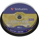 Verbatim DVD+RW 4,7GB 4x, SERL, spindle, 10ks (43488)