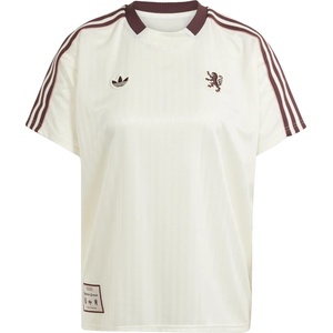 adidas Olympique Lyonnais Terrace 2024 2025 Icons Shirt Womens - Ivory