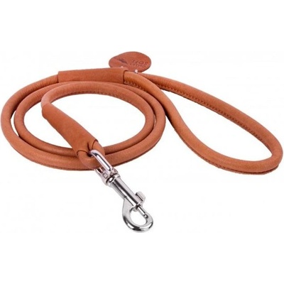 COLLAR Кръгло кожено поводи за кучета - 183см, 6мм - кафяво