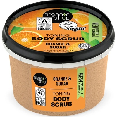 Organic Shop Toning Body Scrub Orange & Sugar 250 ml