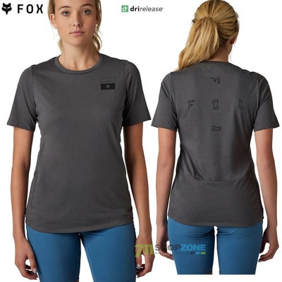 Fox W Ranger Dr Ss Jersey Fract Pewter