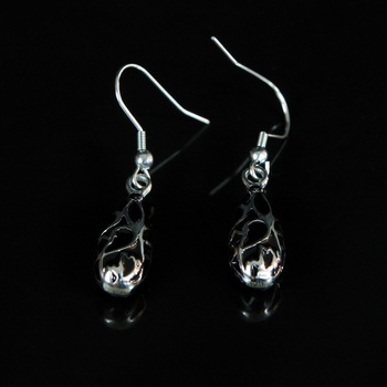 Šperk Holíč oceľové náušnice v tvare slzy ON223