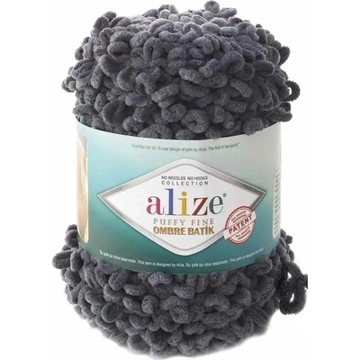 Alize Puffy Fine Ombre Batik šedá 7259