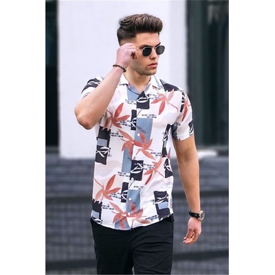 Madmext Мъжка тениска 5526 - Бяла #361396 (361396_Бяло)