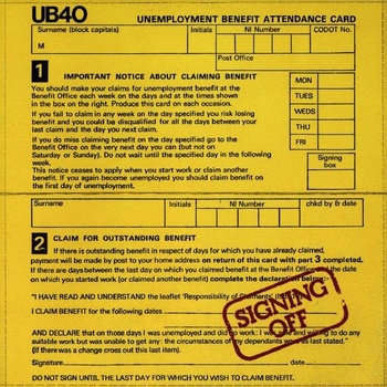 UB40 - Signing Off - Music CD