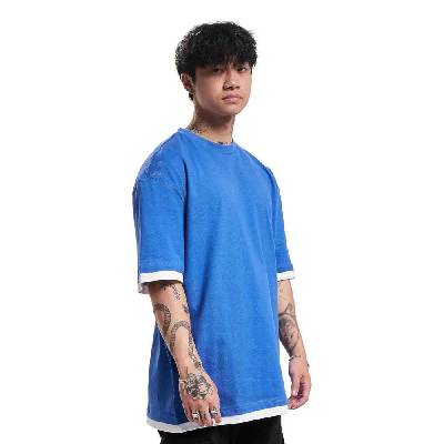 Тениска Def Visible Layer short sleeve T-shirt - Blue (Blue / White)