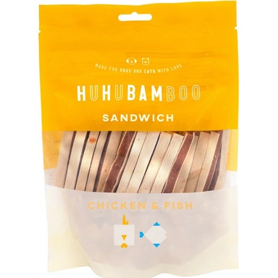 Huhubamboo kuřecí sandwich s treskou 250 g