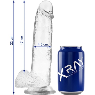 Xray Clear Cock 22cm X 3.1cm