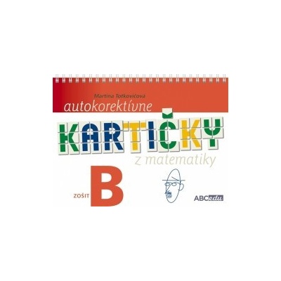 Autokorektívne kartičky z matematiky - zošit B
