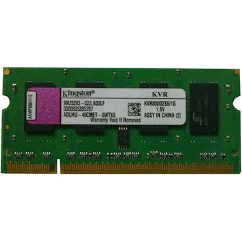 Kingston SODIMM DDR2 1GB 800MHz KVR800D2S6/1G