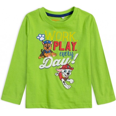 Chlapecké tričko PAW PATROL WORK zelené