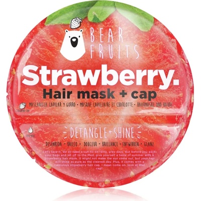 Bear Fruits Strawberry маска за коса за блясък и мекота на косата
