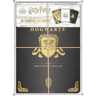 Harry Potter Sada tří sešitů A6 - Erb Bradavic