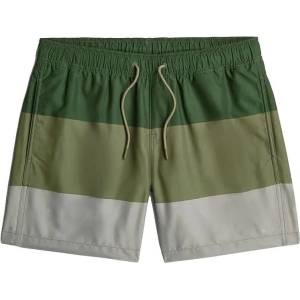 G-STAR Бански гащета G-Star Dirik Color Block swimming shorts - Green (Dark Nuri Green)