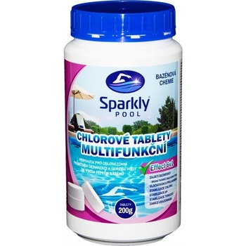 Sparkly POOL Chlorové tablety multifunkční 6v1 MAXI 3 kg