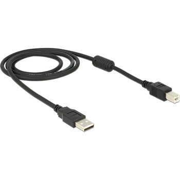 Delock USB2.0 кабел с конектори тип А, тип В, 1 м