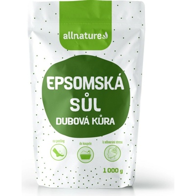 Allnature Epsomská sůl Dubová kůra 1000 g