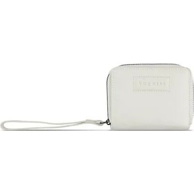 Bugatti Дамски кожен портфейл Bugatti Elsa Zip Wallet, бял (49 4623 40)