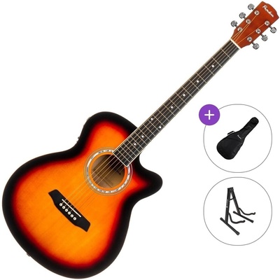 Pasadena PGC-10E Standard SET Vintage Sunburst Електро-акустична китара Джъмбо
