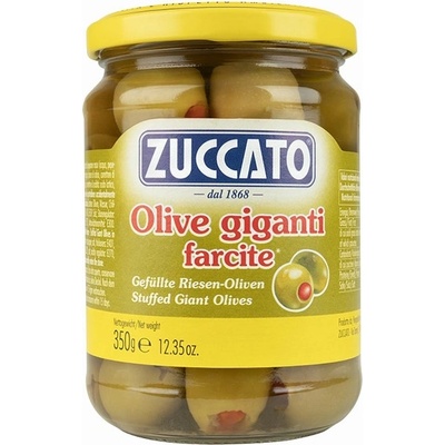 Zuccato zelené olivy veľké plnené 350 g