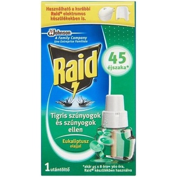 Raid Elektrický odparovač s tekutou náplňou eukalyptus-náplň 27 ml