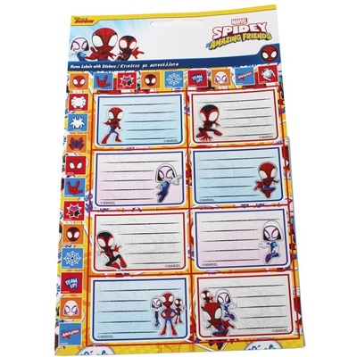 SPIDERMAN Ученически етикети Spidey (777-50249)