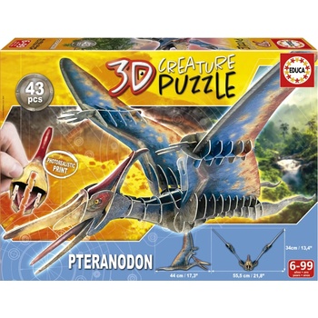 EDUCA 3D puzzle Pteranodon 43 ks