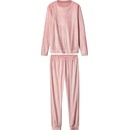 esmara® Dámske pyžamo z velúru Nicki bledoružová