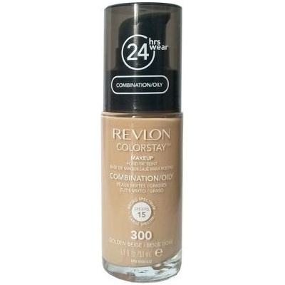 Revlon Cosmetics ColorStay dlhotrvajúci zmatňujúci make-up pre mastnú a zmiešanú pleť 300 Golden Beige 30 ml