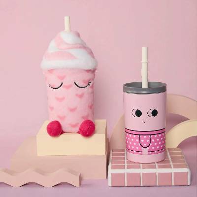 Asobu Fuzzie termohrnek s plyšovým obalem Lulu the Love Bug 360 ml