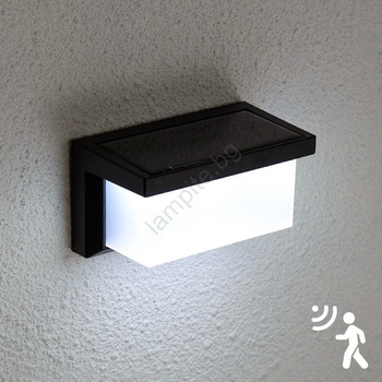 Brilagi - LED соларен стенен фенер с сензор BRICK LED/12W/5, 5V IP65 (BG0832)