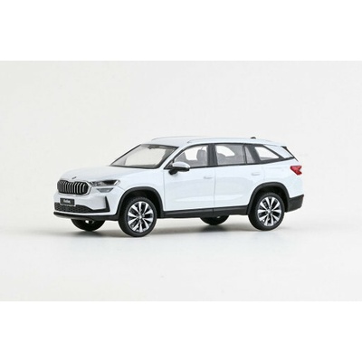 Abrex Škoda Kodiaq II 2023 Bílá Moon Metalíza 1:43
