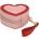Stackers Пътническа кутия за бижута Stackers Heart розова (76332)