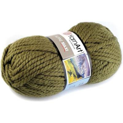 Pletací příze Alpine maxi 250 g Varianta: 7 (670) zelená, Balení: 1 ks 42067/79021/190033