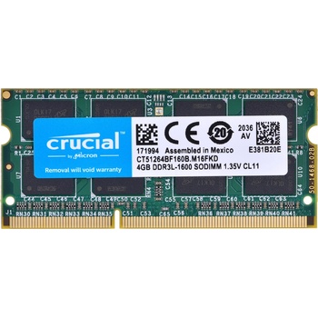 Crucial DDR3 4GB 1600MHz CL11 CT51264BF160B