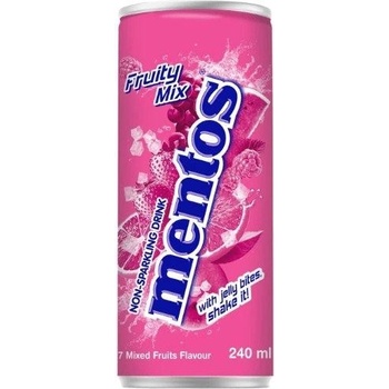 Mentos Non Sparkling Fruit Mix Soda with Jelly 240 ml