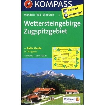 Wettersteingebirge Zugspitzgebiet 1:50t kompas 5