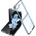 GKK Калъф с Цветна Рамка за Samsung Z Flip 5, GKK Frame Case, Син (5906601481432)