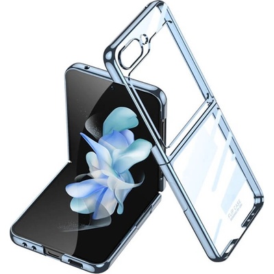 GKK Калъф с Цветна Рамка за Samsung Z Flip 5, GKK Frame Case, Син (5906601481432)